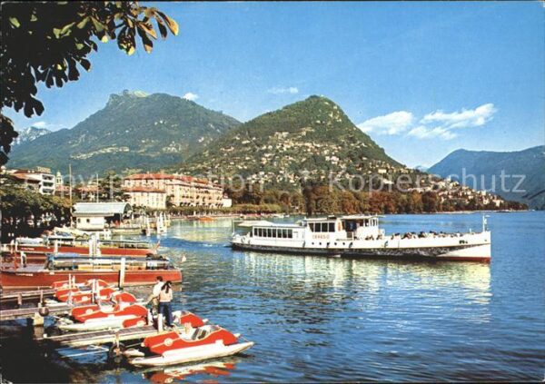 Motorschiffe Ceresio Lugano Monte Bre