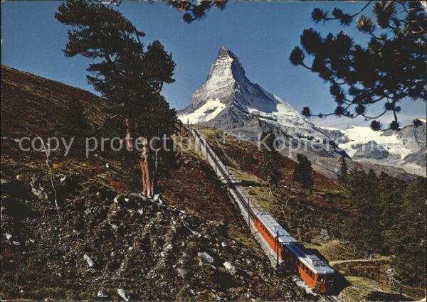Zahnradbahn Gornergratbahn Zermatt Matterhorn
