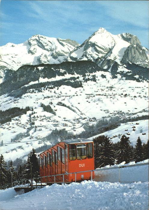 Zahnradbahn Unterwasser Obertoggenburg Säntis Schaf