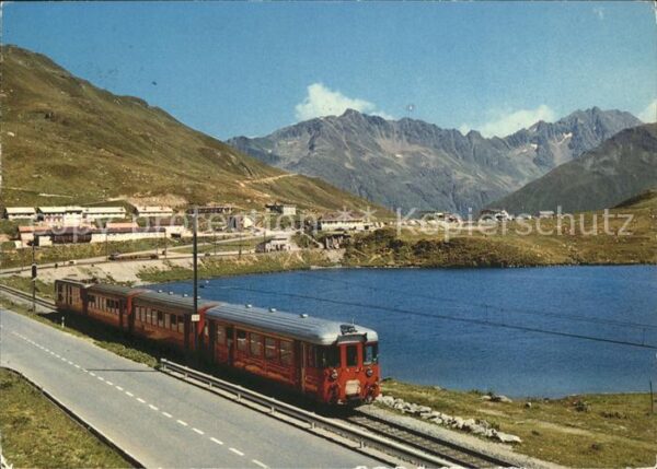 Eisenbahn Oberalp-Passhöhe Furka-Oberalp-Bahn