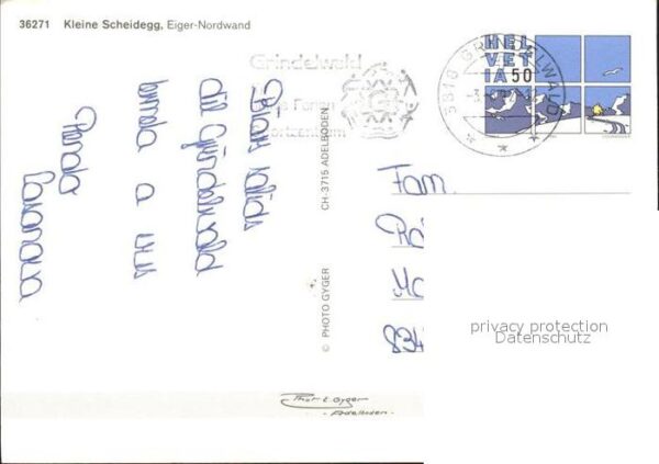 Eisenbahn Kleine Scheidegg Eiger-Nordwand – Bild 2