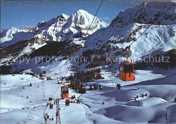 Seilbahn Geils-Hahnenmoos Adelboden Bonderspitz