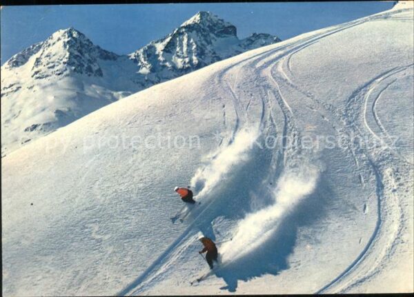 Ski-Abfahrt St. Moritz