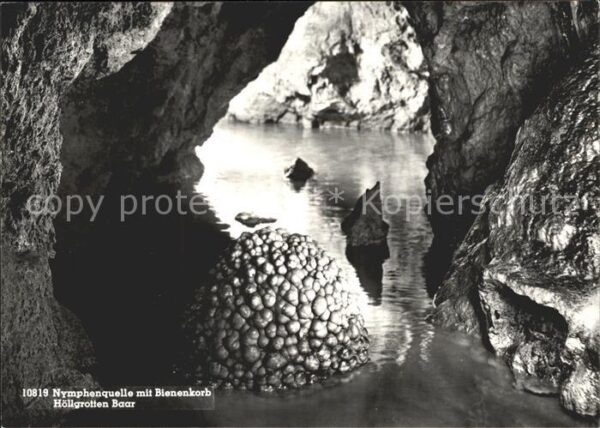 Hoehlen Caves Grottes Nymphenquelle Bienenkorb Höllgrotten Ba