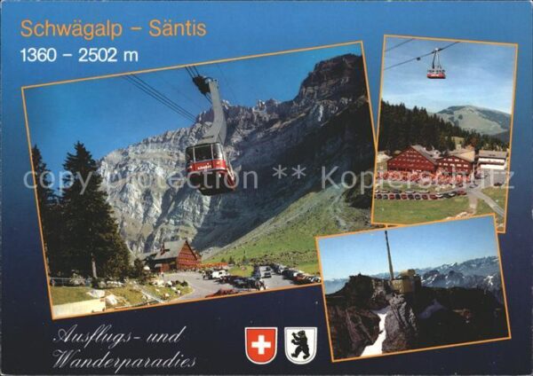 Seilbahn Säntis Schwägalp Gasthaus Sendeanlagen
