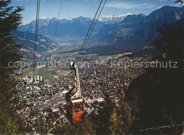 Seilbahn Brambrüesch Chur Rheintal Falknis Piz V