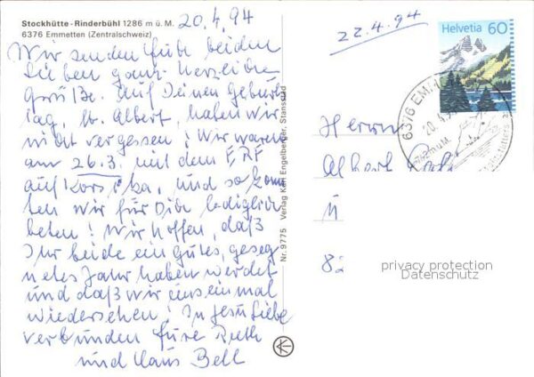 Seilbahn Stockhütte-Rinderbühl Emmetten – Bild 2