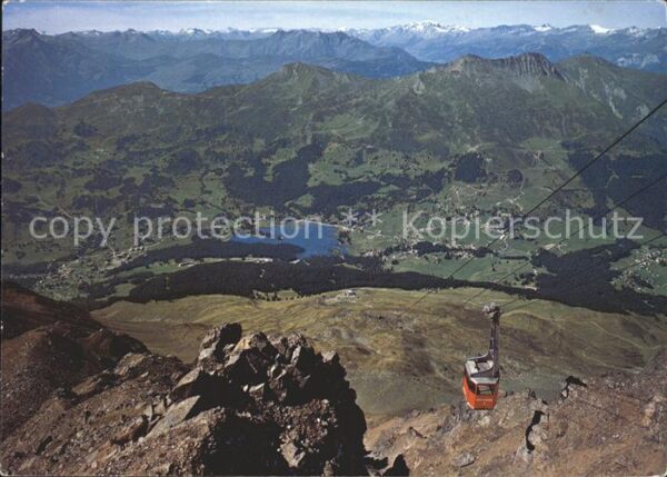 Seilbahn Rothorngipfel Lenzerheide Heidsee Valbe