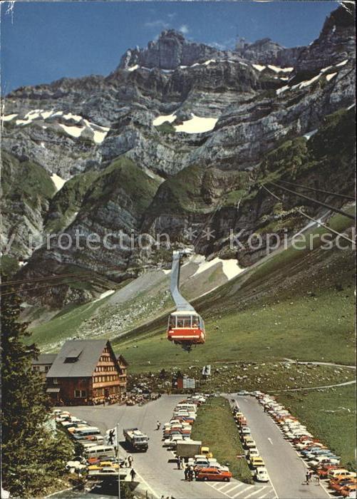 Seilbahn Säntis Schwägalp Restaurant Gyrenspitz