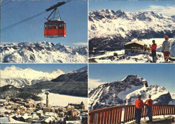 Seilbahn St. Moritz Gipfelrestaurant Corviglia-P