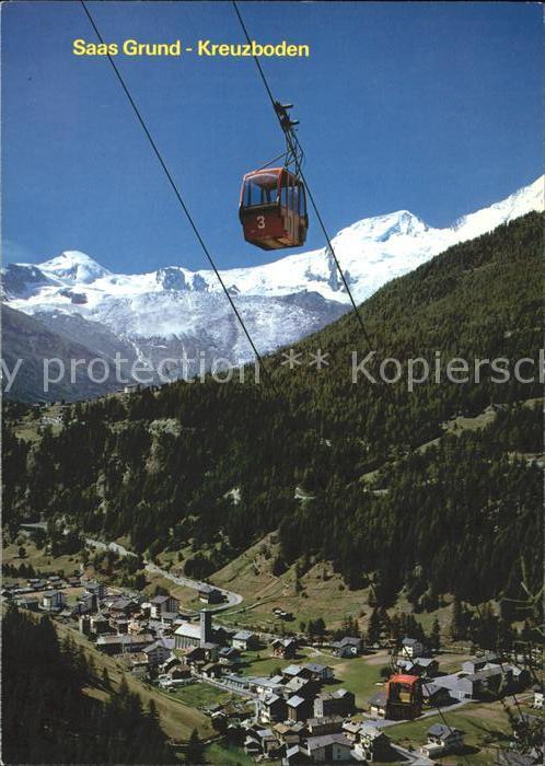 Seilbahn Saas Grund-Kreuzboden Allalinhorn Alphu