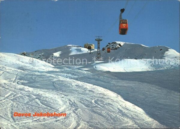 Seilbahn Davos Jakobshorn Nordabfahrt