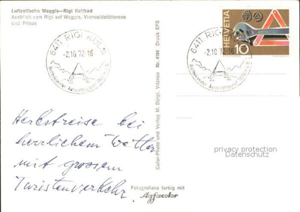 Seilbahn Weggis-Rigi Kaltbad Vierwaldstättersee – Bild 2