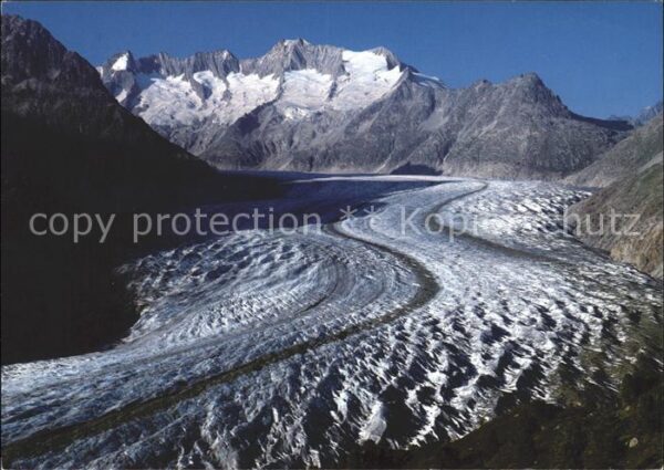 Gletscher Grosser Aletschgletscher Wannenhorn