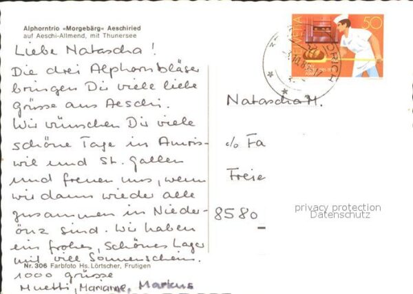 Alphorn Alphorntrio Morgebärg Aeschiried Aeschi – Bild 2