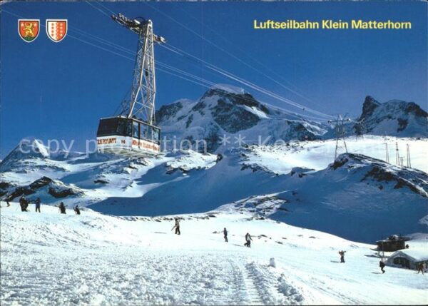 Seilbahn Klein Matterhorn Zermatt Liskamm Breith