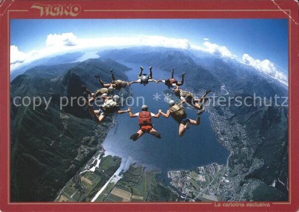 Fallschirmspringen Achterstern Magadinoebene Ticino