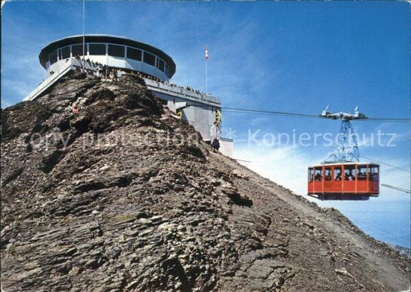 Seilbahn Mürren Schilthorn Gipfelstation Restaur