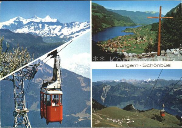 Seilbahn Lungern-Schönbüel Wetterhorngruppe Pila