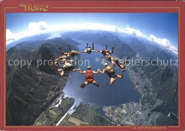 Fallschirmspringen Achterstern Magadinoebene Ticino