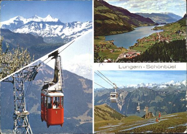Seilbahn Lungern-Schönbüel Wetterhorngruppe Pila