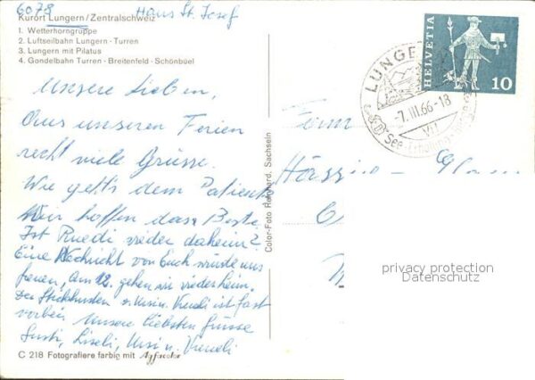 Seilbahn Lungern-Schönbüel Wetterhorngruppe Pila – Bild 2