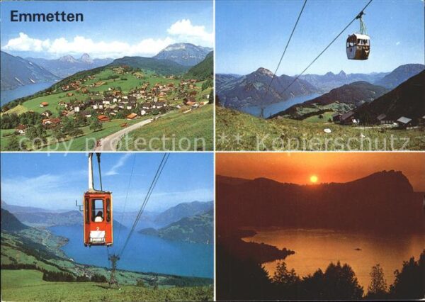 Seilbahn Emmetten Vierwaldstättersee Mythen Fron