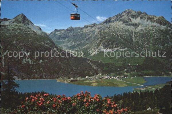 Seilbahn Corvatsch Silvaplana Oberengadin