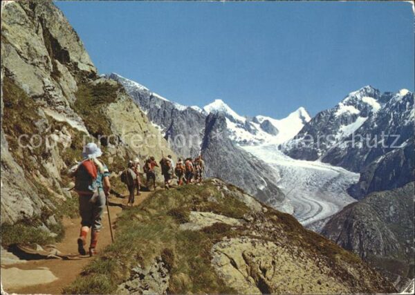 Wandern Weg zum Märjelensee Fieschergletscher F