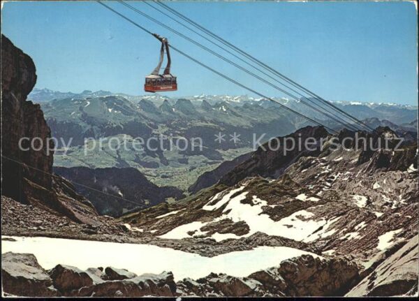 Seilbahn Säntis Churfirsten Glarner Alpen