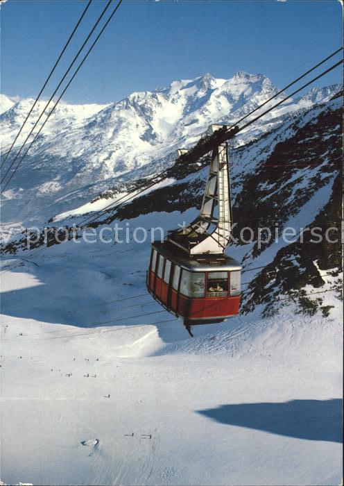Seilbahn Felskinn Saas Fee Lagginhorn