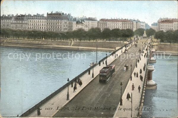 Strassenbahn Lyon Pont Morand Quai de l'Est