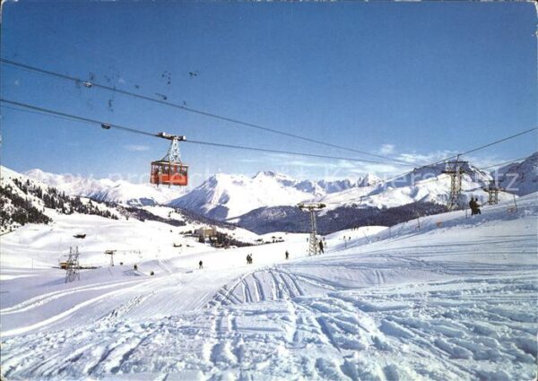 Seilbahn Weißhorn Arosa Skigelände Tschuggen Prä