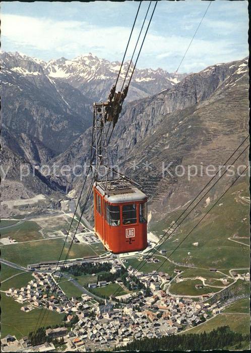 Seilbahn Gemsstock Andermatt