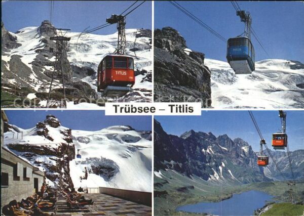 Seilbahn Trübsee-Titlis Engelberg Restaurant Sta