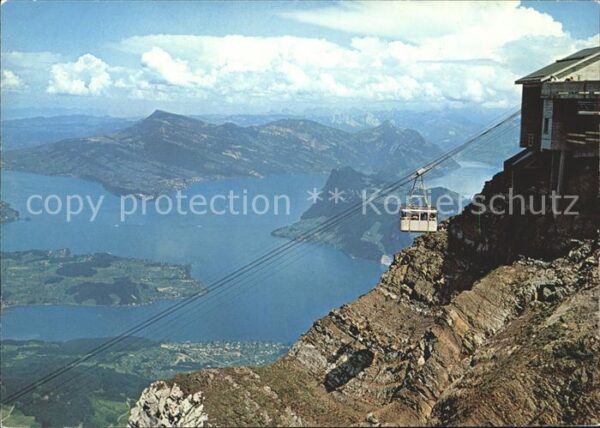 Seilbahn Pilatus Vierwaldstättersee Rigi Bürgens