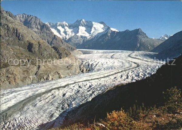 Gletscher Aletschgletscher Schönbühlhorn Wannenho