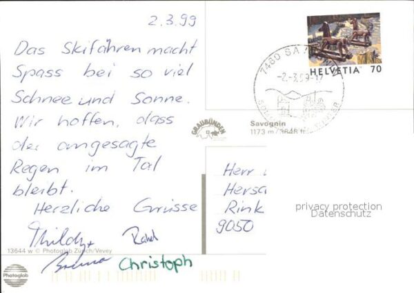 Sessellift Savognin – Bild 2