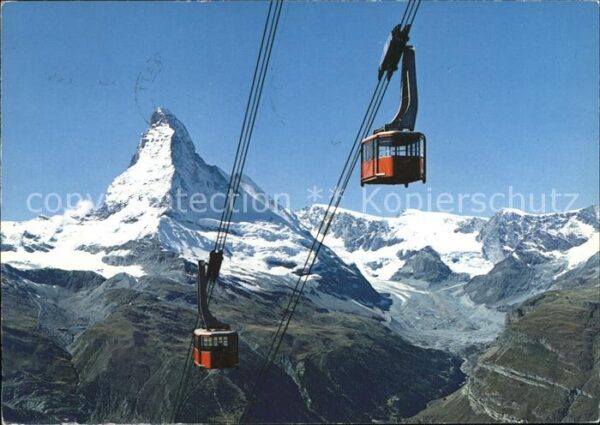 Seilbahn Rothorn Zermatt Matterhorn