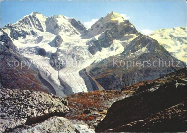 Gletscher Fuorcla Surlej Piz Bernina Piz Roseg