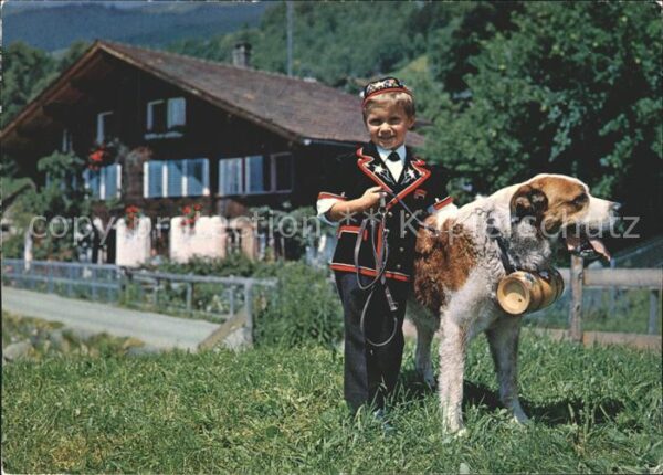 Bernhardiner Kind Tracht Schweiz
