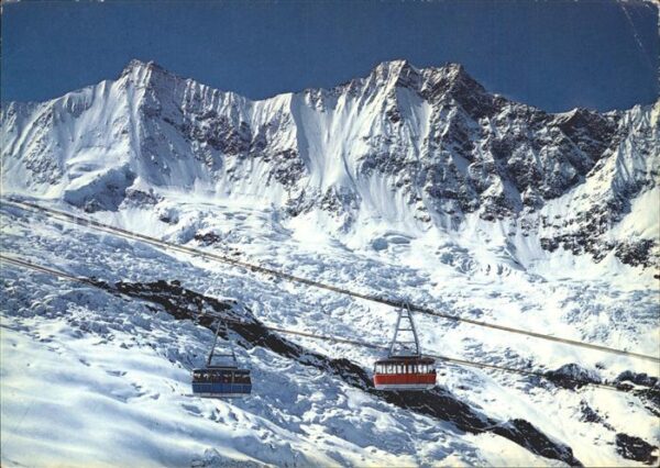 Seilbahn Saas-Fee-Felskinn Täschhorn Dom