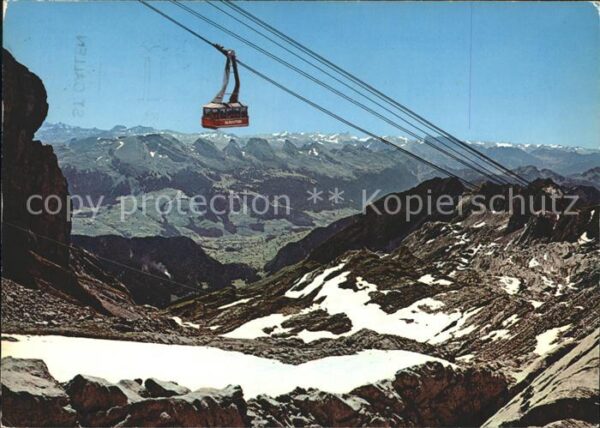 Seilbahn Säntis Churfirsten Glarner Alpen