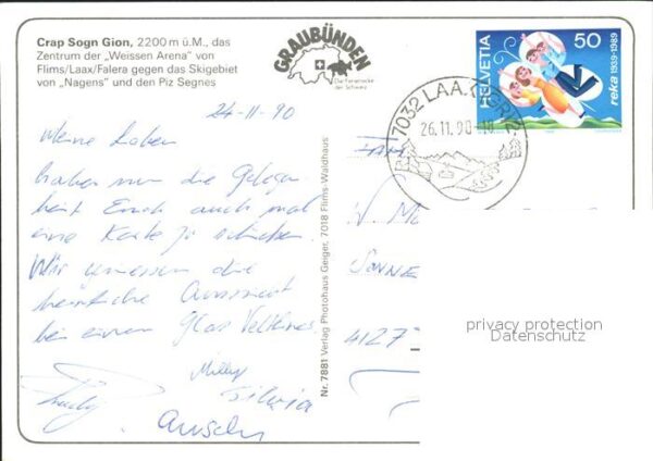 Seilbahn Crap Sogn Gion Flims Laax Falera Nagens – Bild 2