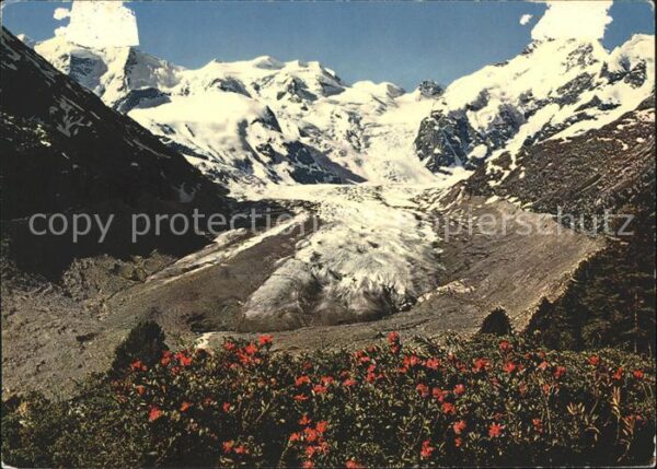 Gletscher Morteratschgletscher Berninagruppe