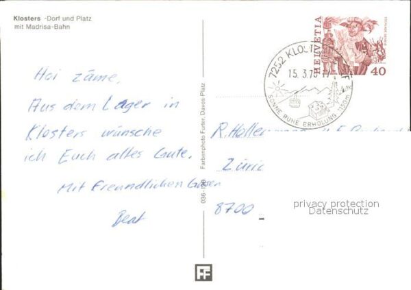 Seilbahn Madrisa Klosters-Dorf und Platz – Bild 2