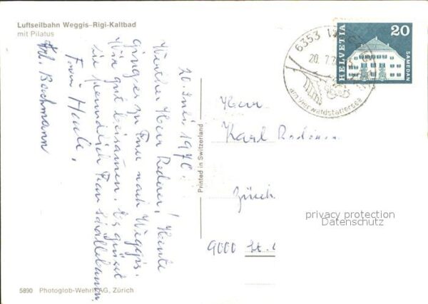 Seilbahn Weggis-Rigi-Kaltbad Pilatus – Bild 2