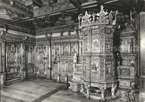 Kachelofen Prinkzimmer Haus zum alten Seidenhof Zü