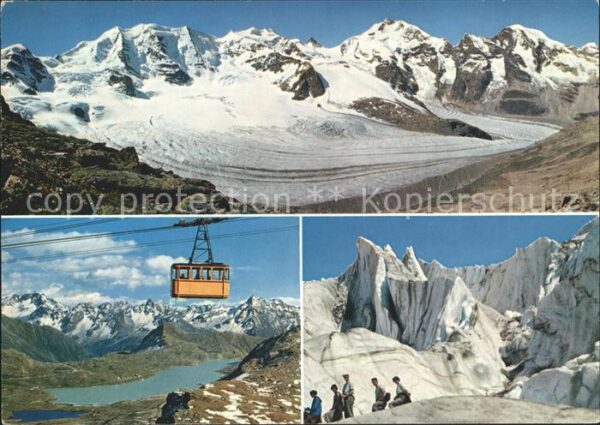 Seilbahn Diavolezza Bernina-See Eistürme Persgle