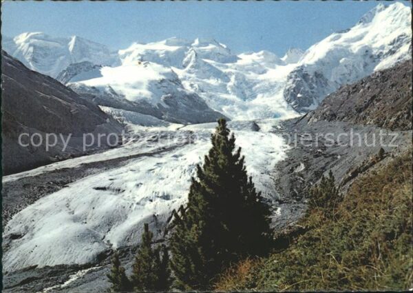 Gletscher Morteratschgletscher Berninagruppe